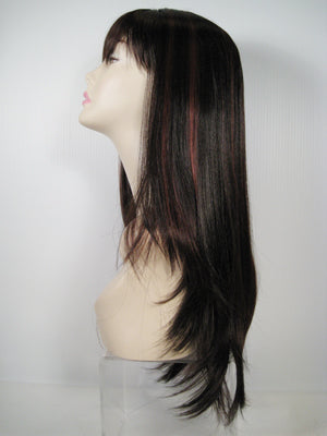 Two-Tone Long Straight Wig