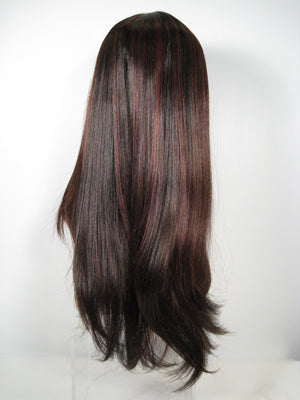 Two-Tone Long Straight Wig