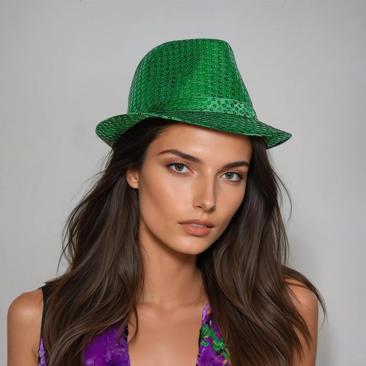 Sequin Fedora Hats