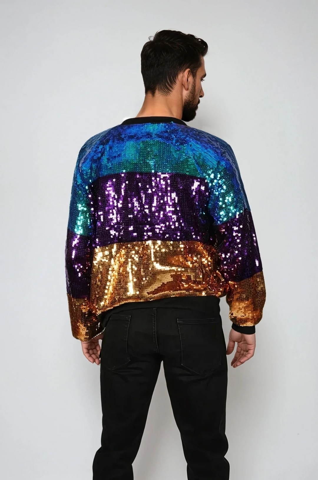 Mardi Gras Sequin Jacket