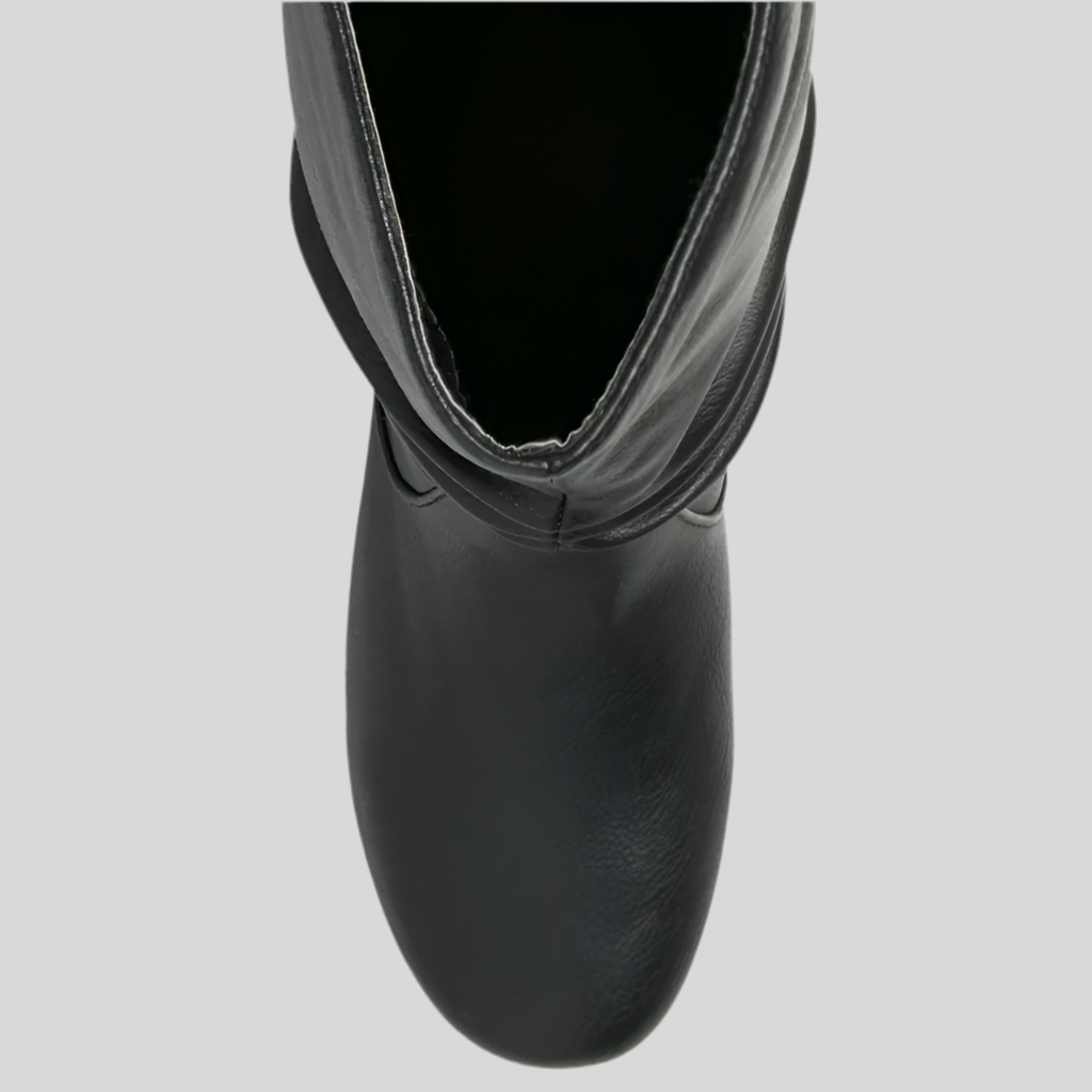 Wide Calf Round Toe Boots