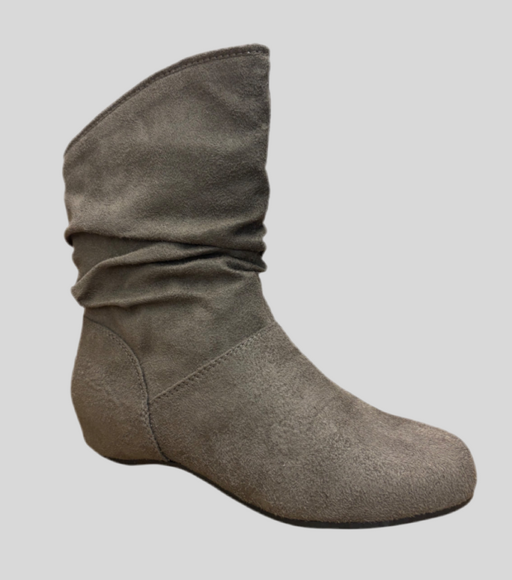 Flat Slouch Ankle Boots
