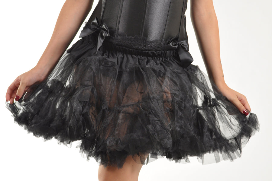 Layered Tulle Petticoat Skirt