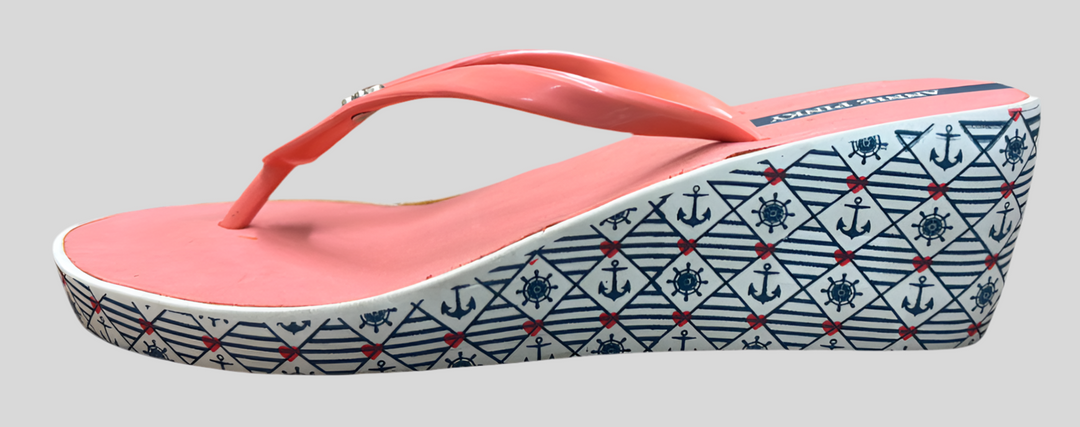 Wedge Heel Flip Flop Sandals