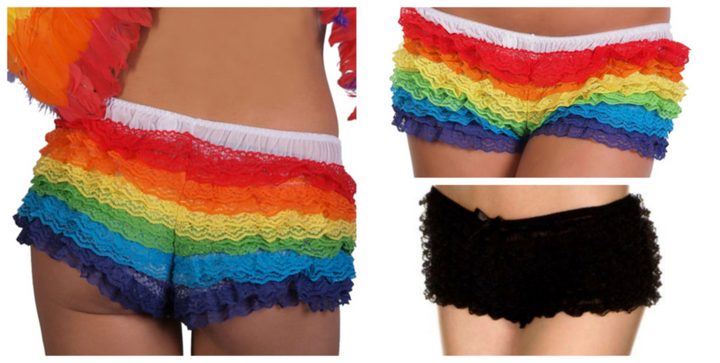 Lace Ruffle Rhumba Shorts