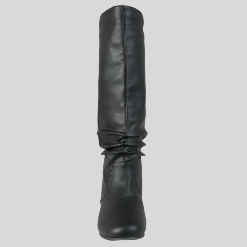 Wide Calf Round Toe Boots