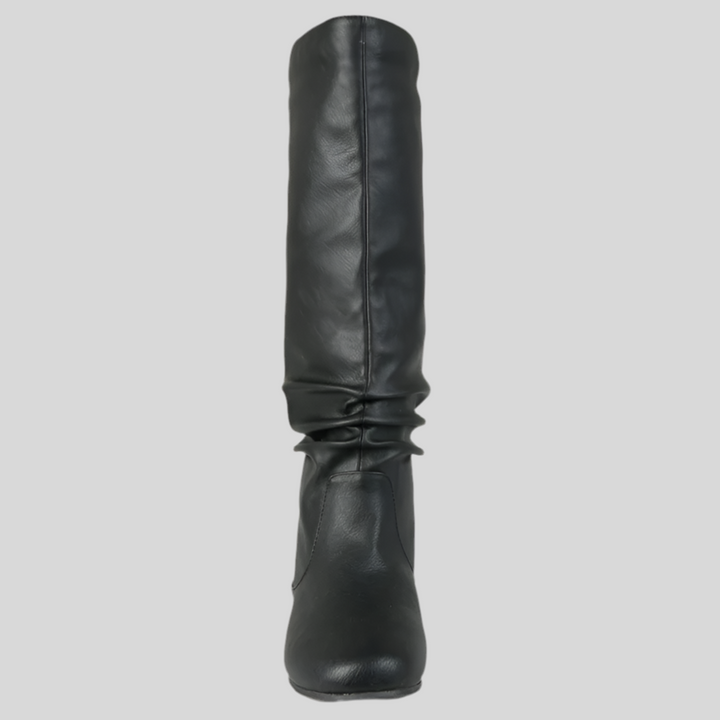 Wide Calf Round Toe Boots
