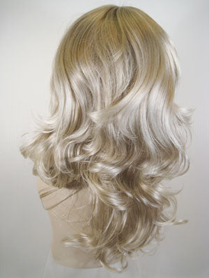Platinum White Long Curly Wig