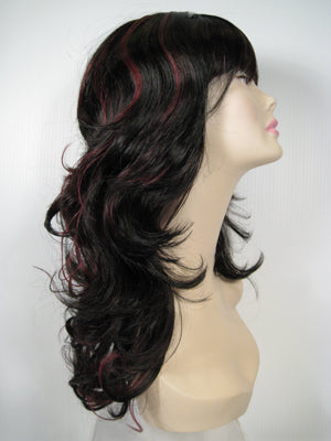 Two-Tone Long Curly Wig