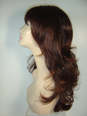 Two-Tone Long Curly Wig