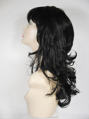 Black Long Curly Wig