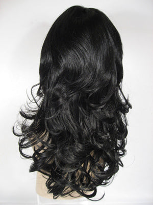 Black Long Curly Wig