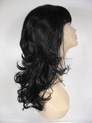Black Long Curly Wig