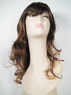 Two-Tone Long Curly Wig