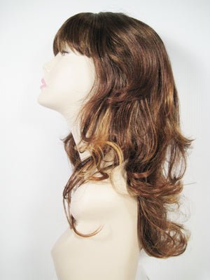 Two-Tone Long Curly Wig
