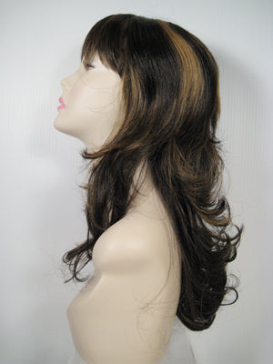 Two-Tone Long Curly Wig
