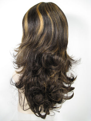 Two-Tone Long Curly Wig