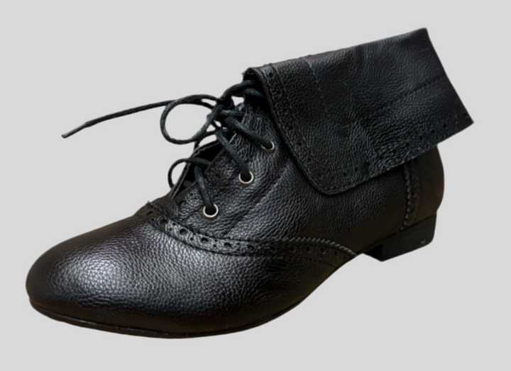 Faux Leather Ankle Booties