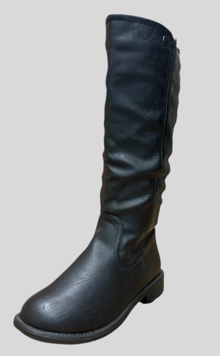 Elegant Small Heel Mid Calf High Boots