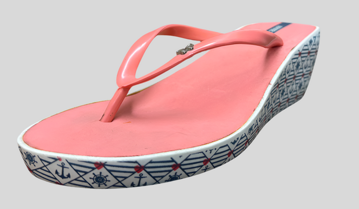 Wedge Heel Flip Flop Sandals