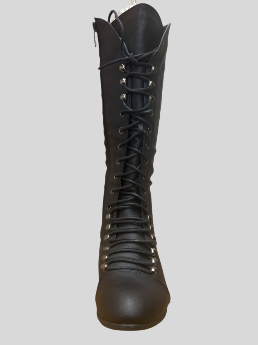 Full Calf High Lace Up Boots