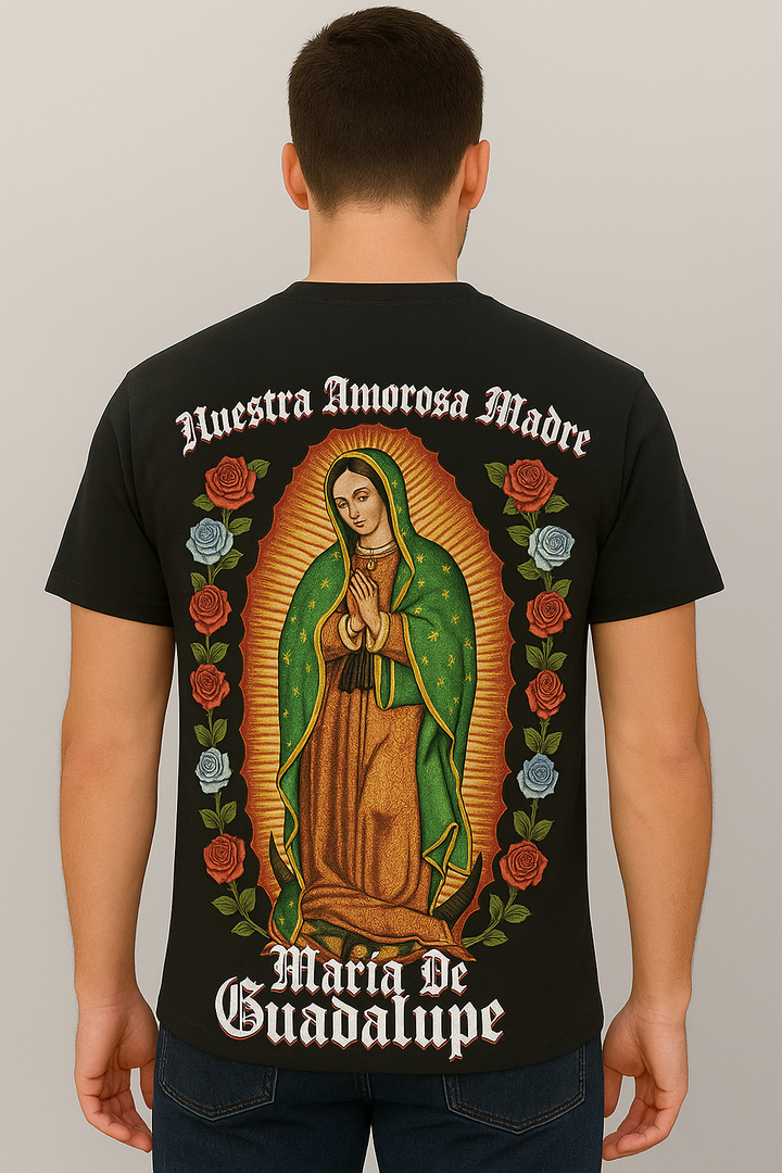 Maria De Guadalupe Graphic Tee Shirt