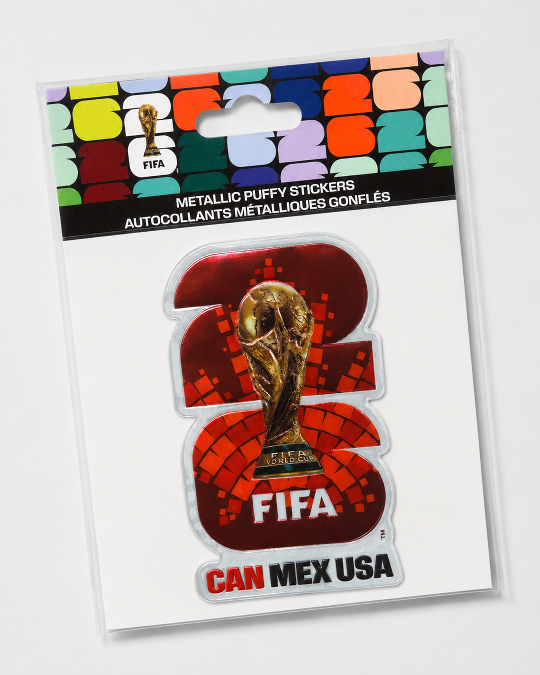 FIFA World Cup 2026™ Metallic Puffy Sticker