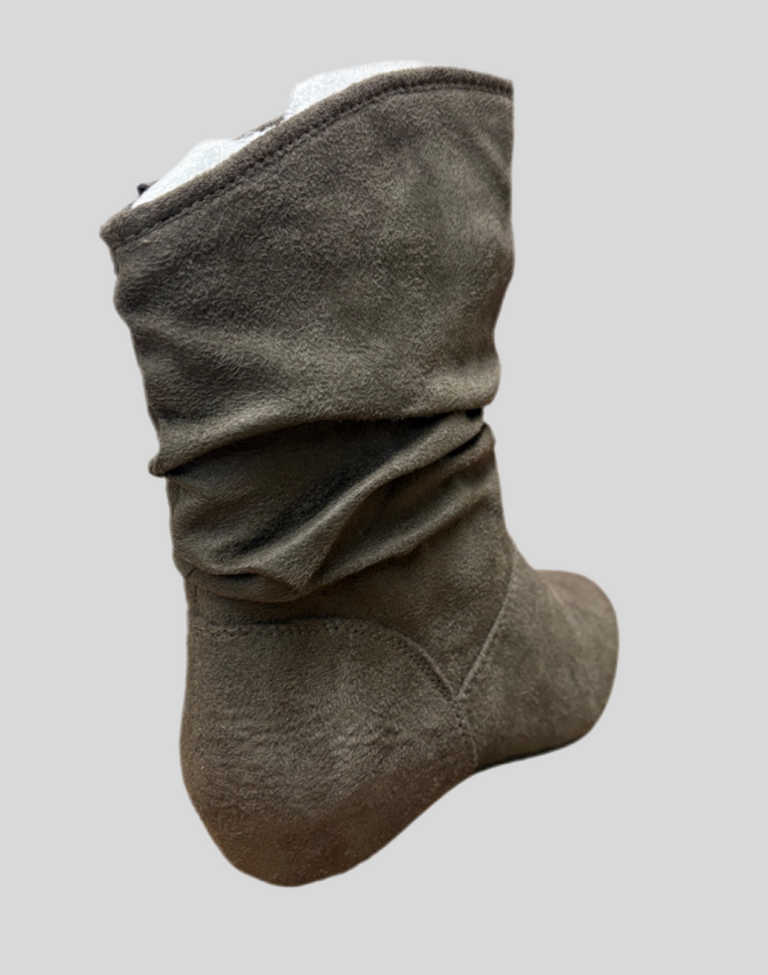 Flat Slouch Ankle Boots