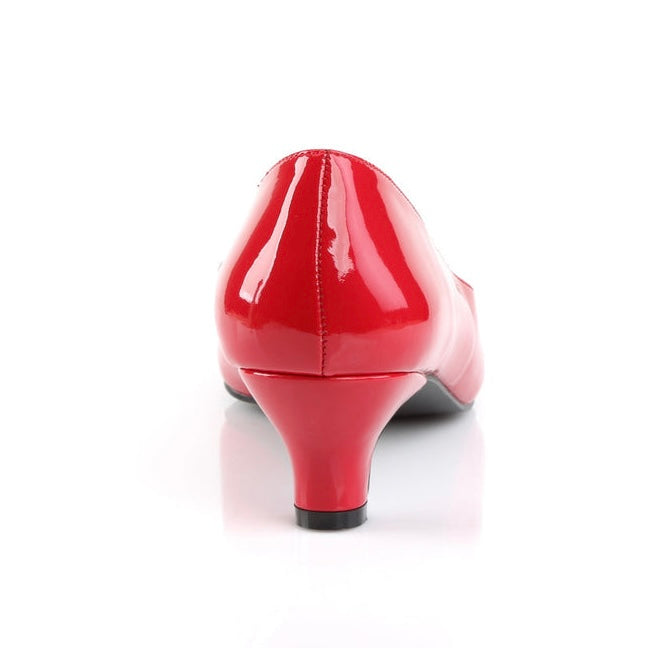 Pleaser Gloss Red Classic Pump Heels