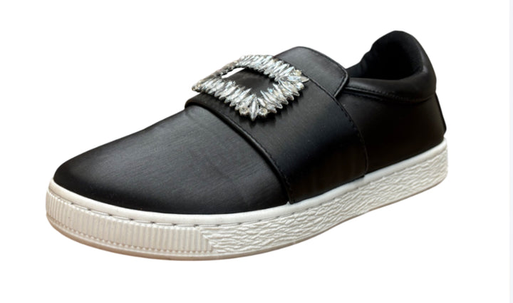 Embellished Rhinestone Design Slip-on Shoes