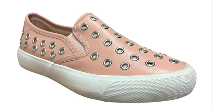 Blush Pink Studded Fashion Slip-on Shoes