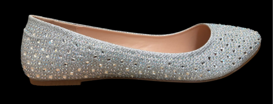 Fabulicious Rhinestone Ballet Flats
