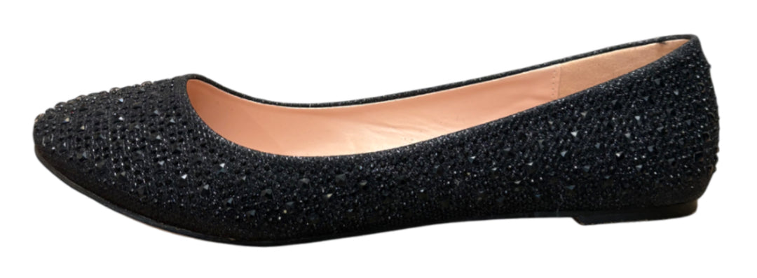 Fabulicious Rhinestone Ballet Flats