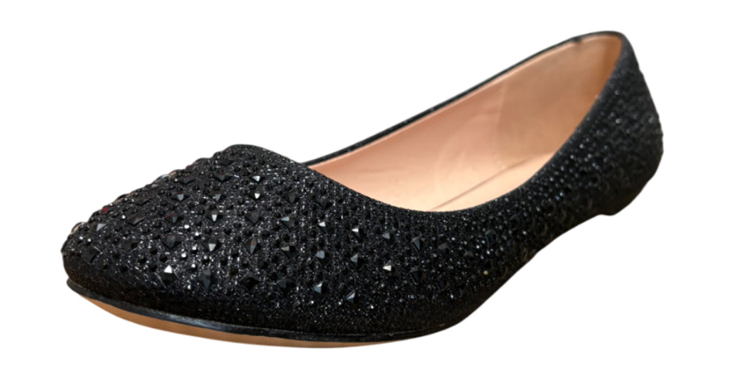 Fabulicious Rhinestone Ballet Flats