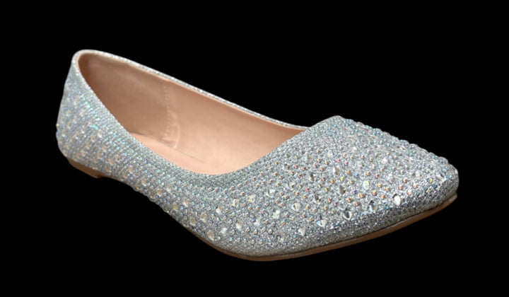 Fabulicious Rhinestone Ballet Flats