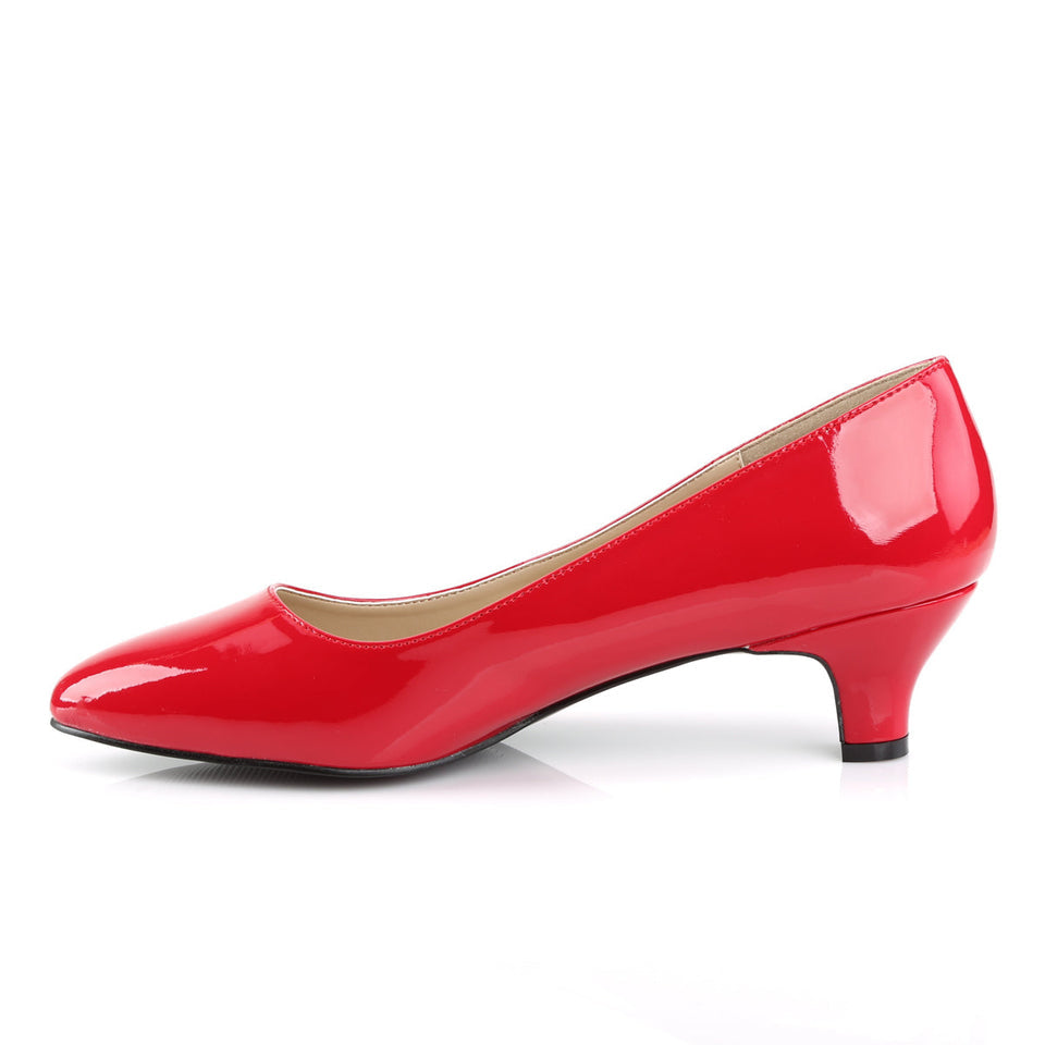 Pleaser Gloss Red Classic Pump Heels