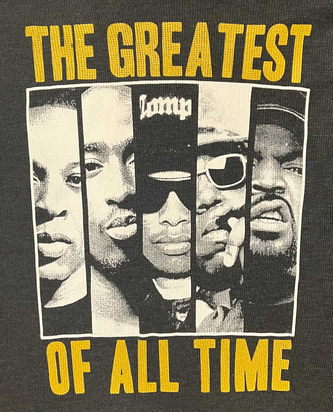The Greatest of All Time Long Sleeve Waffle Knit Graphic Shirt