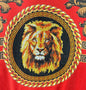 Rhinestone Lion Baroque Tee Shirt – Black & Red Editions