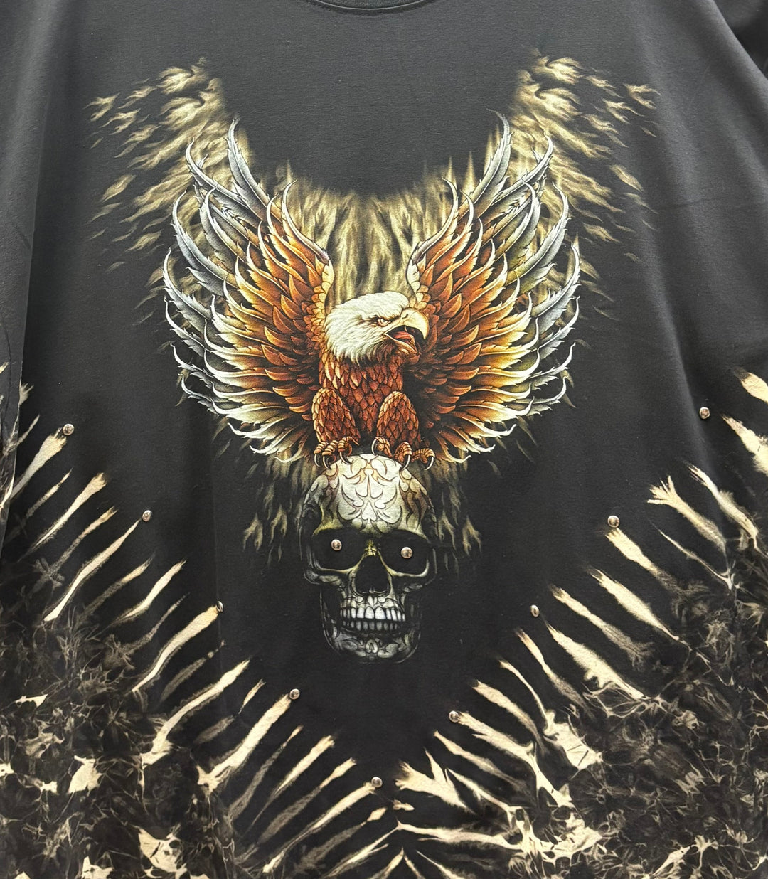 Double-Sided Graphic Tee Shirt – Skull Wings Reborn Edition