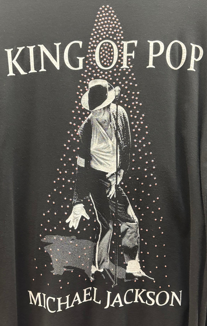 King of Pop Long Sleeve Tee – Michael Jackson Tribute