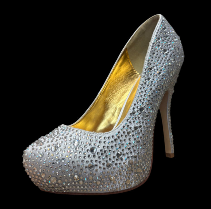 Fabulicious Rhinestone Platform Heels