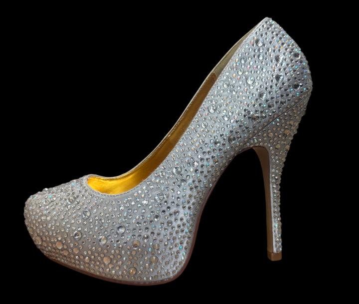 Fabulicious Rhinestone Platform Heels
