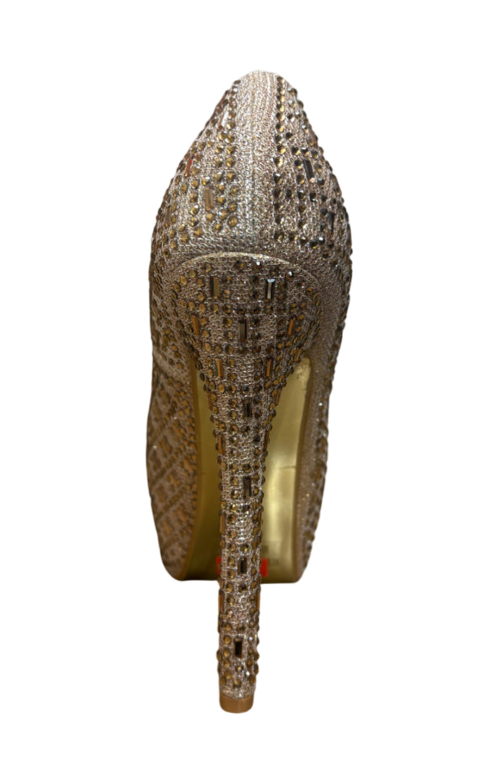 Rhinestone Platform Heels