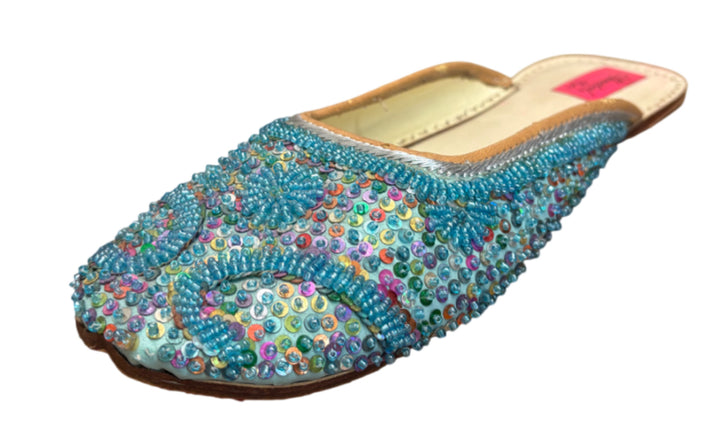 Indian Ethnic Beaded Slip-on Flats