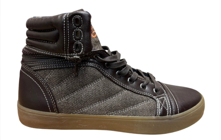 High-Top with Removable Zipper Collar Shoes