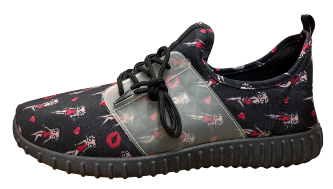 Betty Boop Athletic Shoes with Cage
