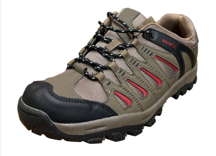 Rugged Trail Hiking Shoes, Protective Toe Cap & All-Terrain Grip Outsole