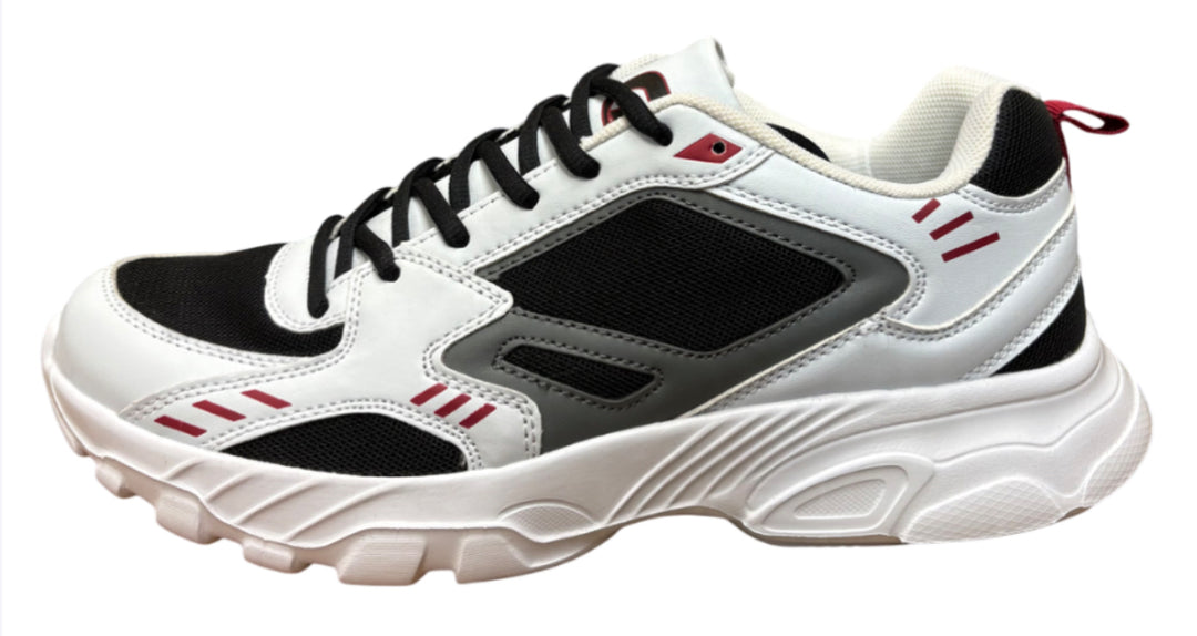 Casual Running Shoes with Textured Sole