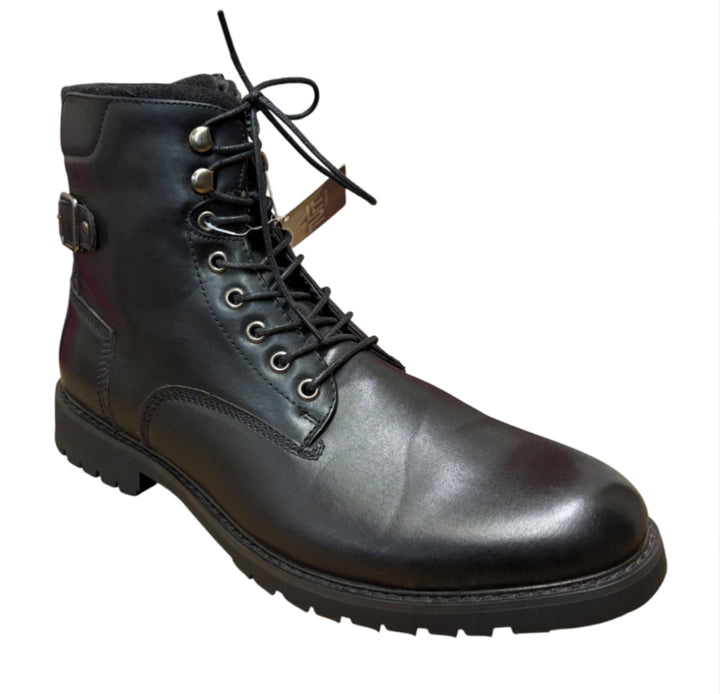 Dressy Casual Lace-Up Work Boots with Comfort Cushion Insoles