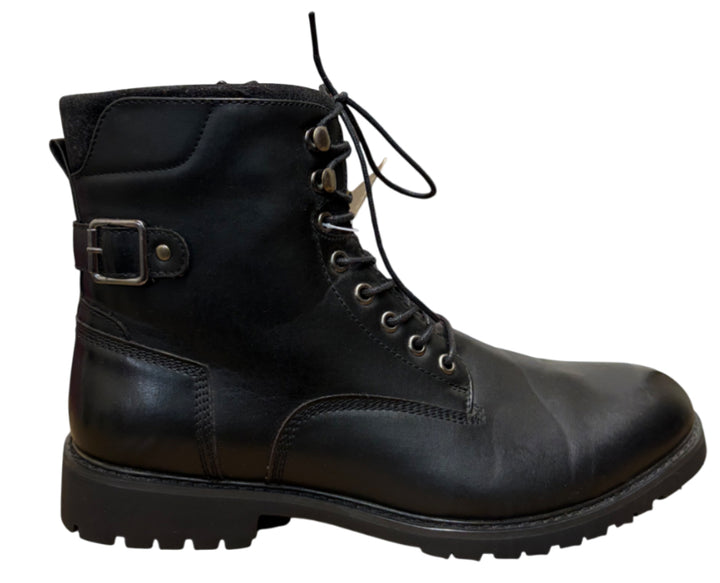 Dressy Casual Lace-Up Work Boots with Comfort Cushion Insoles